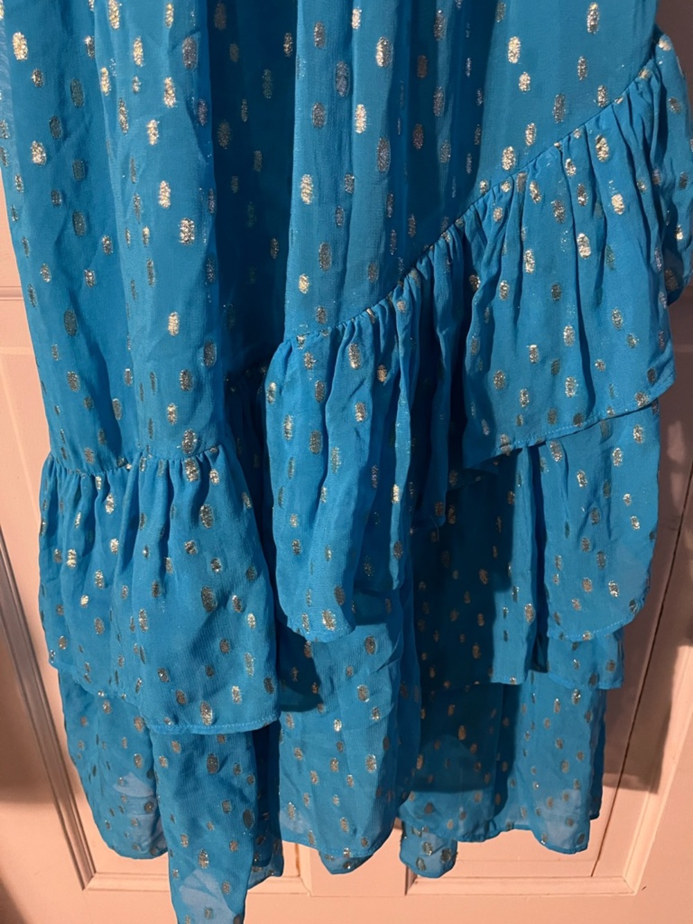 Lilly Pulitzer Valeri Midi Dress W/Ruffled Bottom Women’s Size 0 - Picture 7 of 13